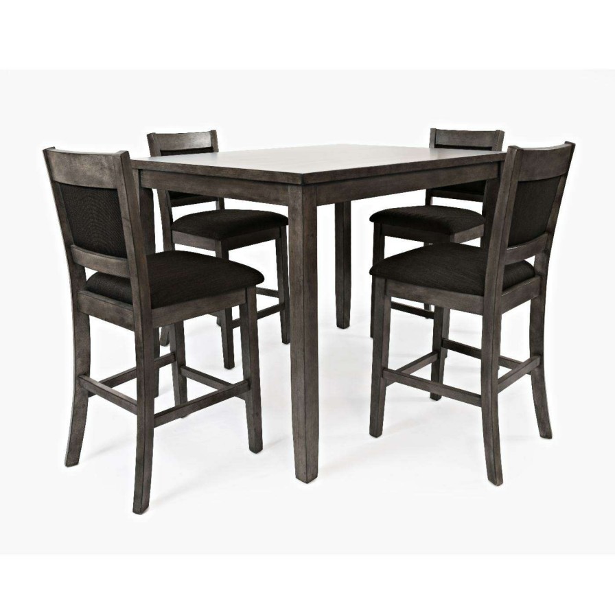 Dining Table Sets * | Best Reviews Of Rectangle Jofran Greyson Heights 5 Piece Counter Height Dining Set