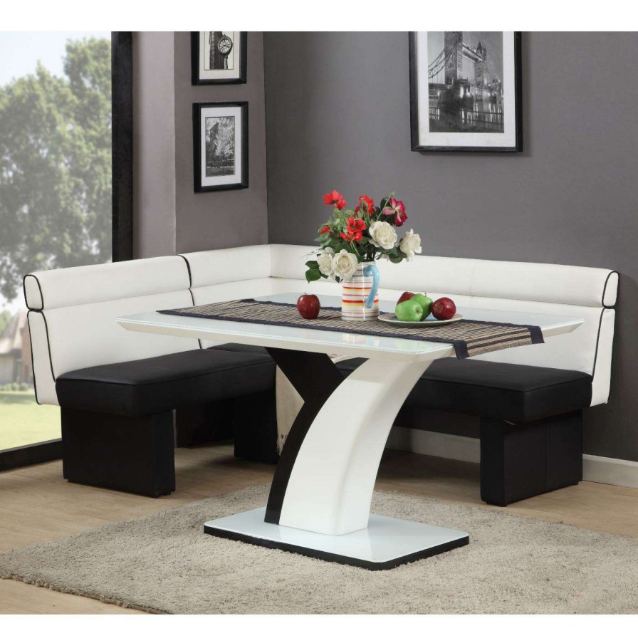 Dining Table Sets * | Wholesale Rectangle Chintaly Natasha Nook Dining Set