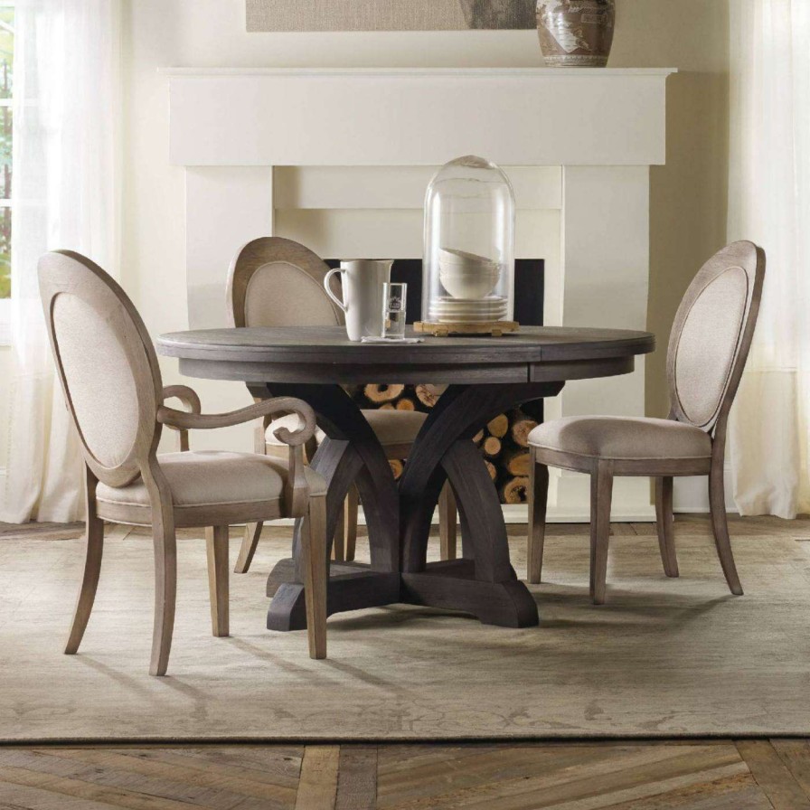 Dining Table Sets * | New Hooker Furniture Corsica 5 Piece Round Dining Tables Set With Round Back Chairs