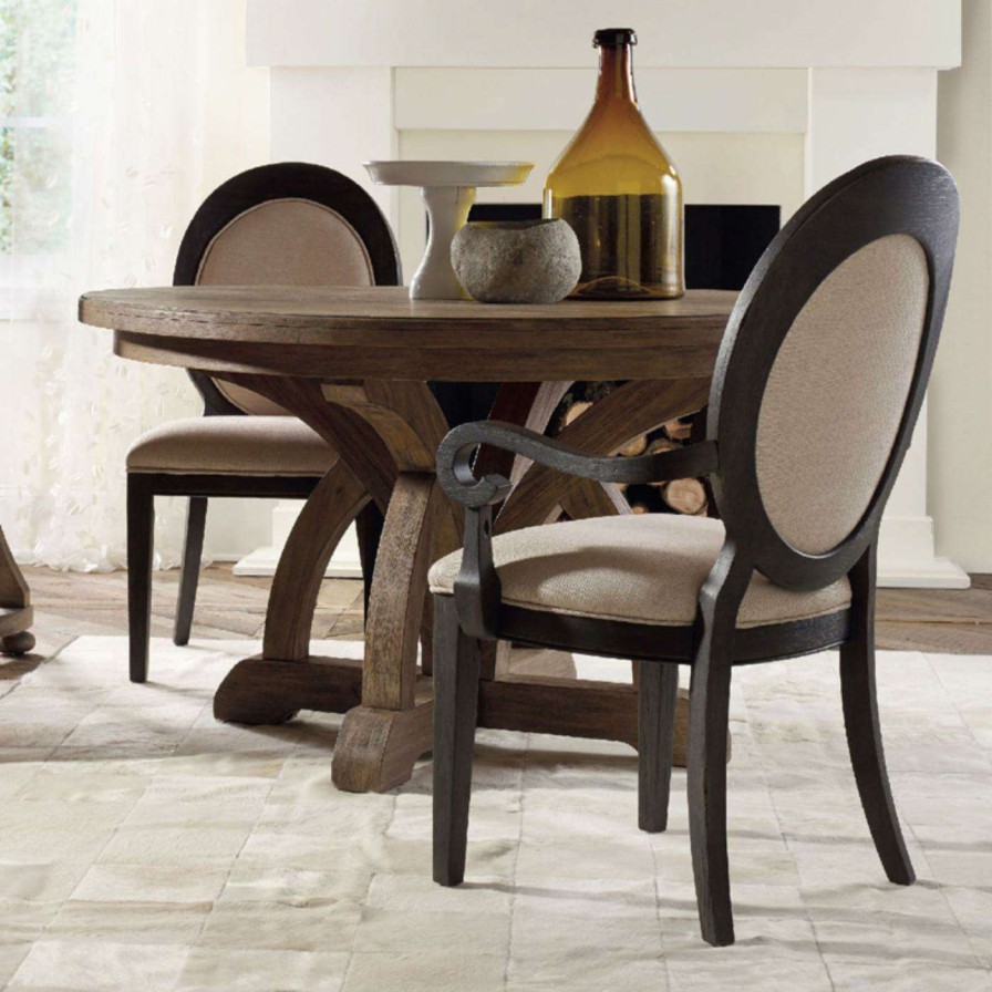 Dining Table Sets * | New Hooker Furniture Corsica 5 Piece Round Dining Tables Set With Round Back Chairs