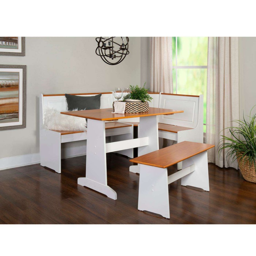 Dining Table Sets * | Buy Linon Rectangle Ardmore Nook Set