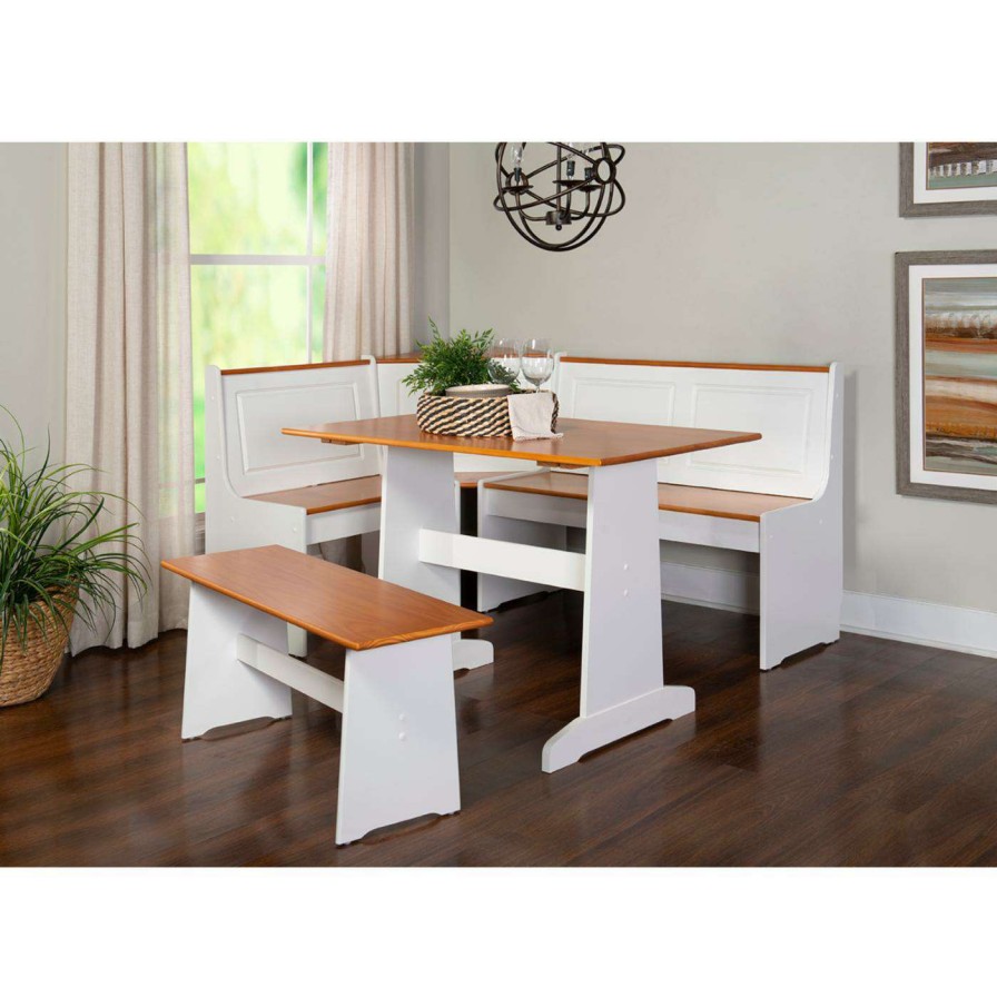 Dining Table Sets * | Buy Linon Rectangle Ardmore Nook Set