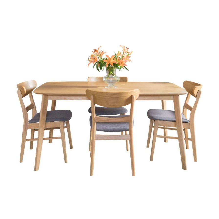 Dining Table Sets * | Top 10 Best Selling Home Rectangle Idalia Rectangular 5 Piece Dining Table Set