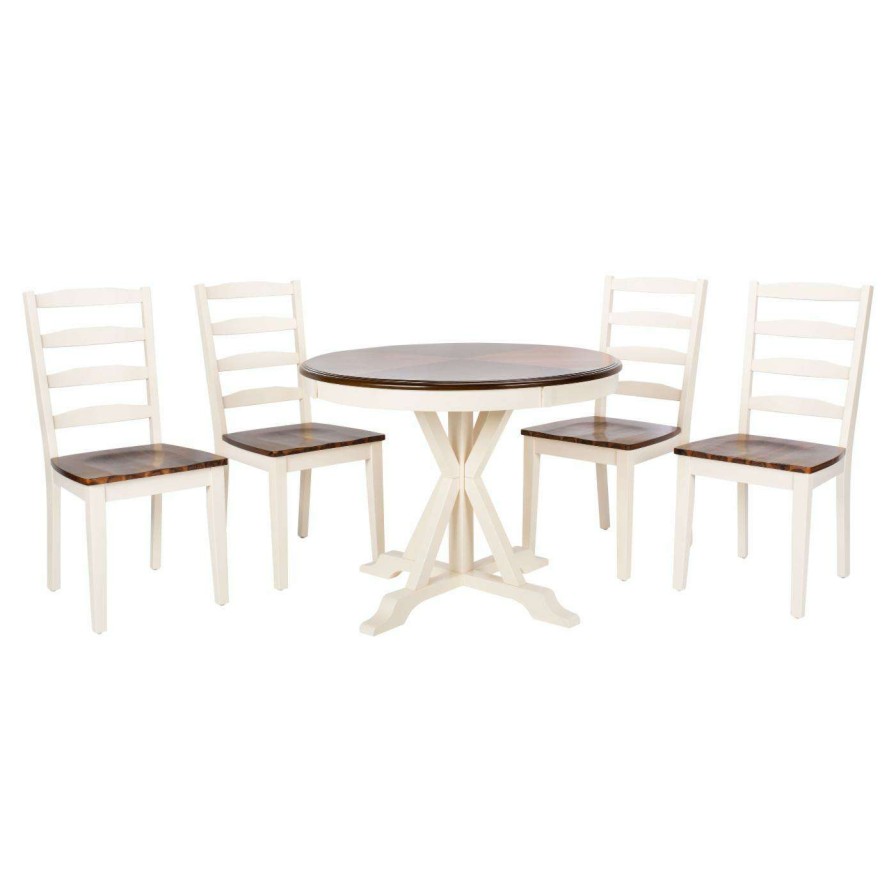 Dining Table Sets * | Flash Sale Safavieh Shay 5 Piece Round Dining Table Set