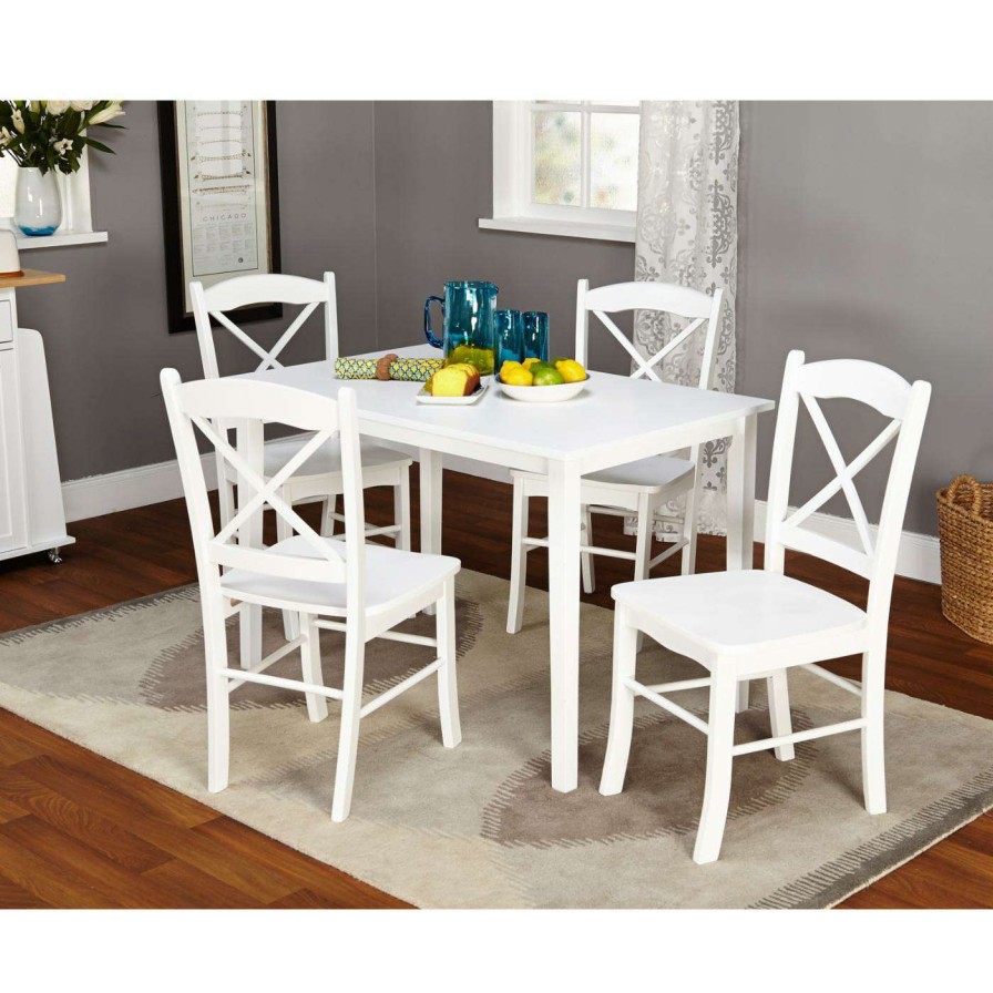 Dining Table Sets * | Top 10 All Other Brands Rectangle Kaitlyn 5 Piece Dining Table Set