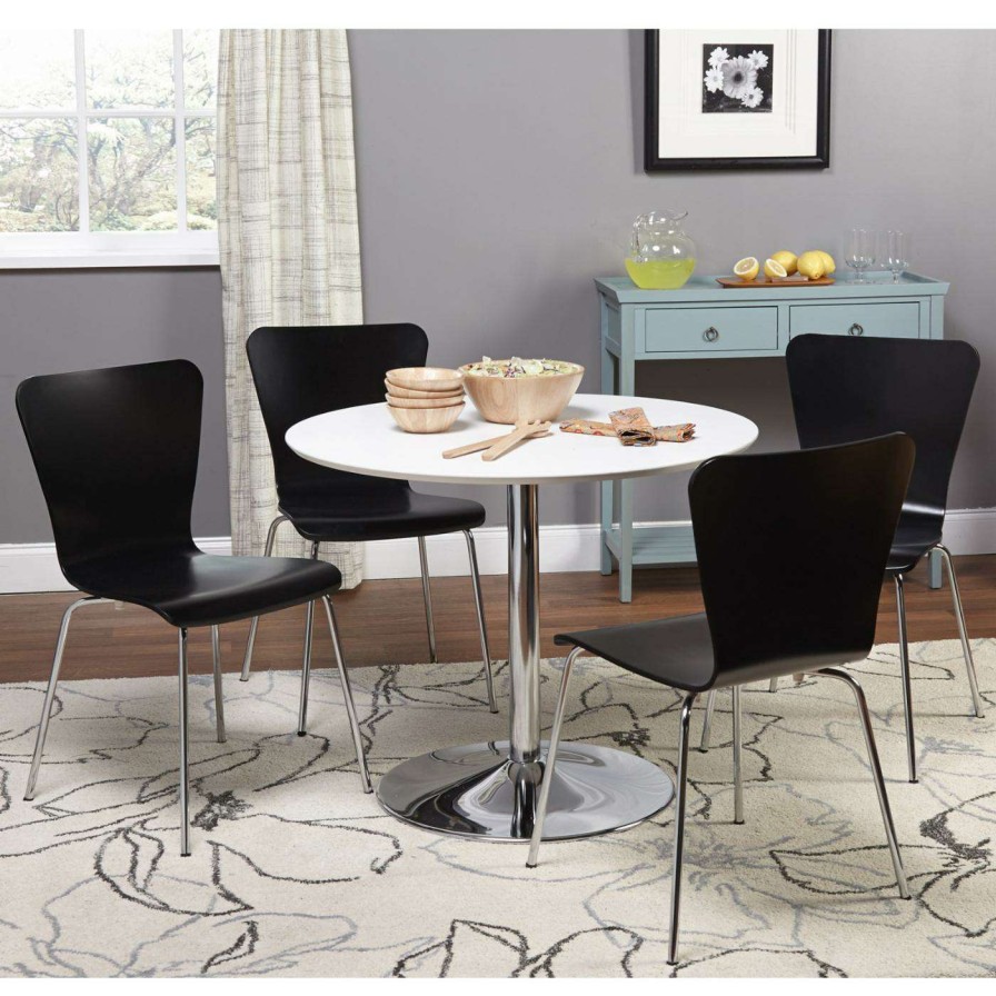 Dining Table Sets * | Best Deal All Other Brands Round Pavia 5 Piece Dining Table Set