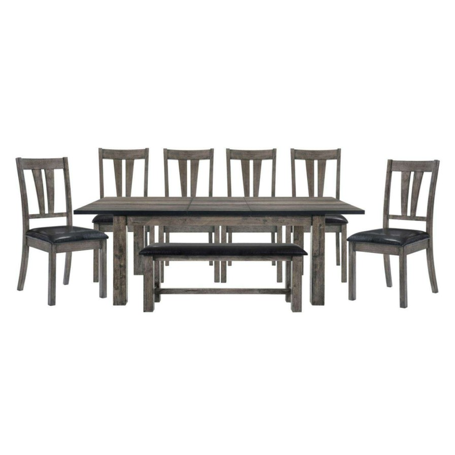 Dining Table Sets * | Hot Sale Rectangle Cambridge Drexel 8 Piece Dining Set