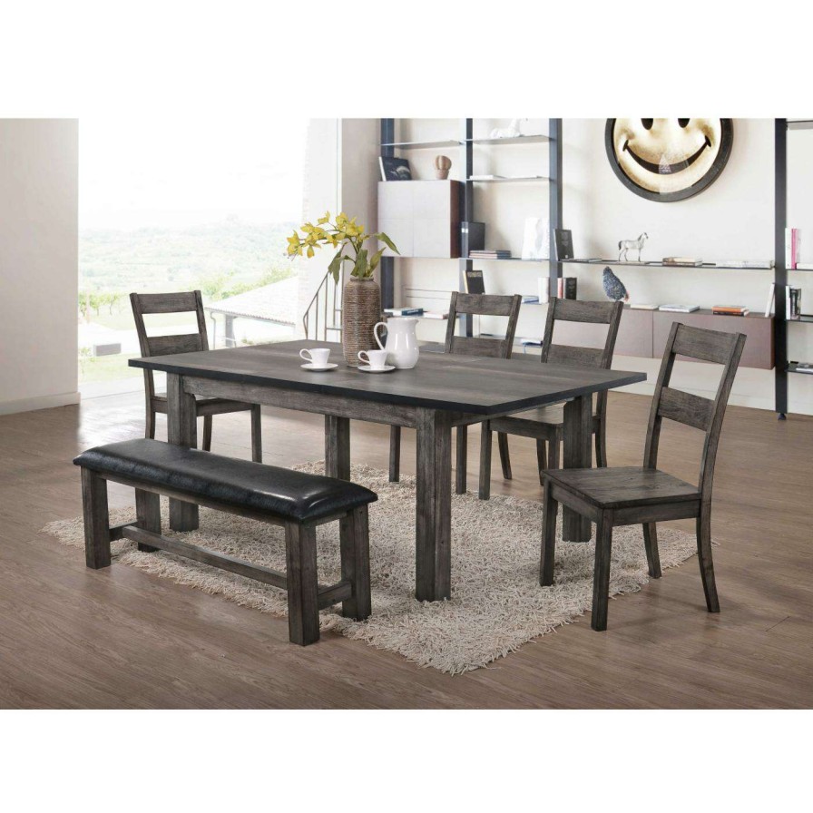 Dining Table Sets * | Buy Rectangle Cambridge Drexel 6 Piece Wooden Dining Set