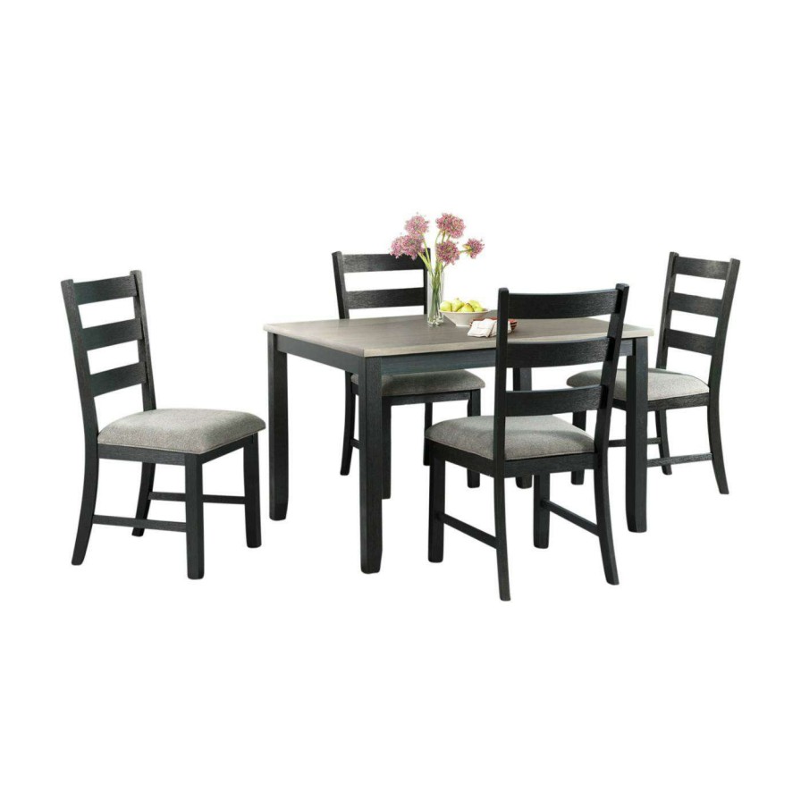 Dining Table Sets * | Cheap Rectangle Picket House Furnishings Kona 5 Piece Dining Table Set