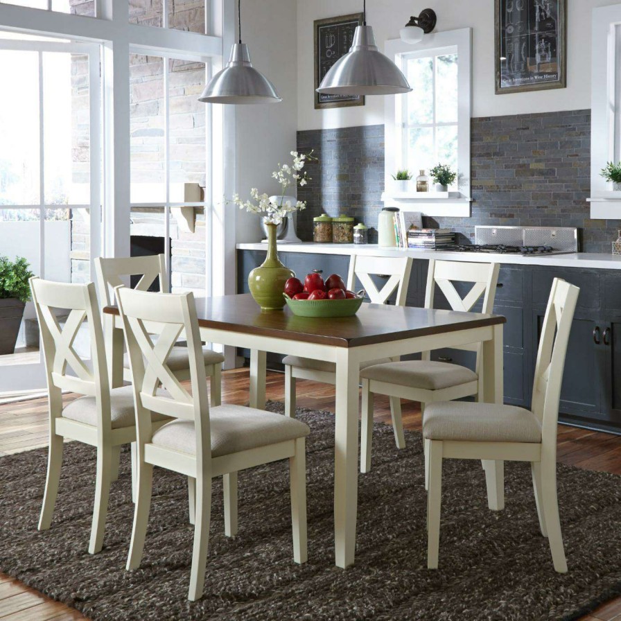 Dining Table Sets * | Buy Rectangle Liberty Furniture Thornton 7 Piece Rectangular Table Set