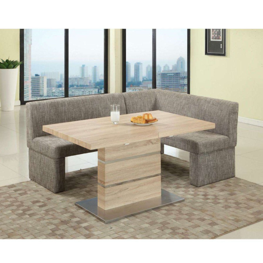 Dining Table Sets * | New Rectangle Chintaly Labrenda 2-Piece Nook Dining Table Set