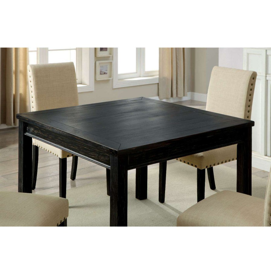 Dining Table Sets * | Best Deal Square Furniture Of America Verdugo 5 Piece Rustic Dining Table Set