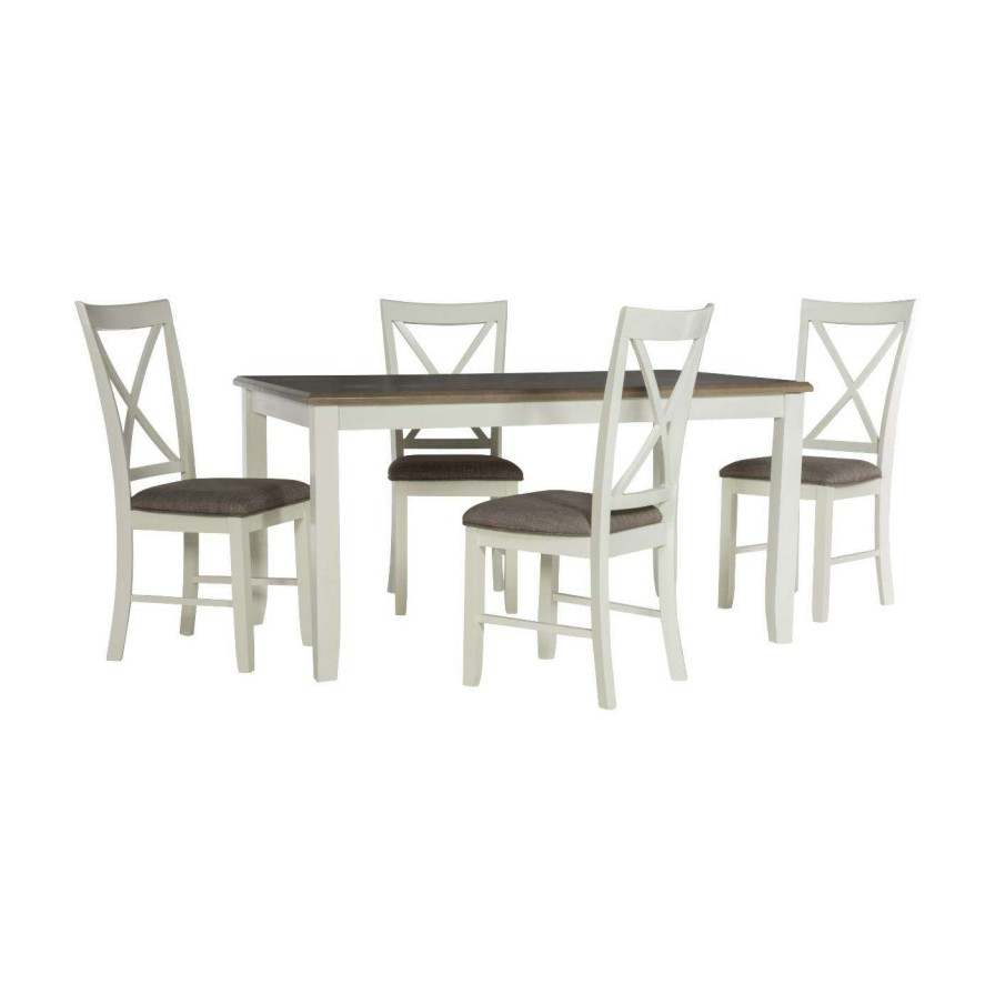 Dining Table Sets * | Discount Rectangle Powell Jane 5 Piece Dining Set