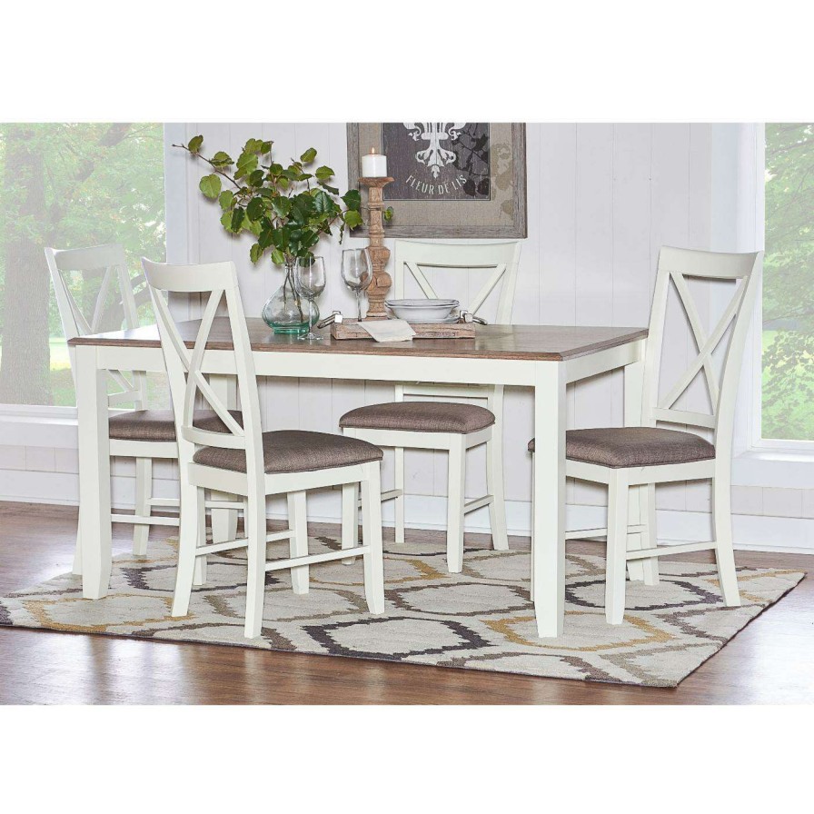 Dining Table Sets * | Discount Rectangle Powell Jane 5 Piece Dining Set