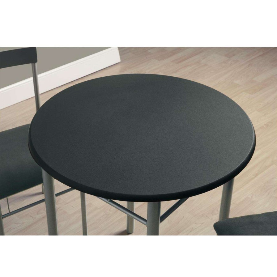 Dining Table Sets * | Best Deal Monarch Specialties Furman 3 Piece Round Dining Table Set