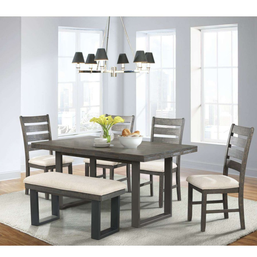 Dining Table Sets * | Coupon Picket House Furnishings Rectangle Picket House Sullivan 6 Piece Dining Set