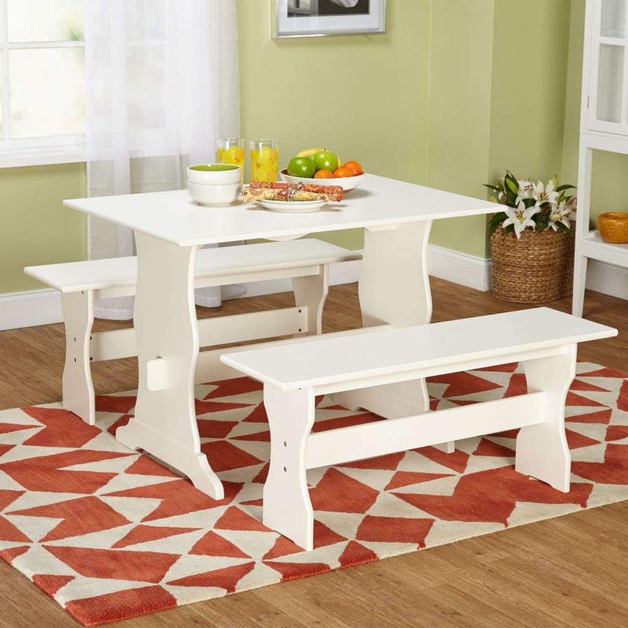 Dining Table Sets * | Coupon All Other Brands Rectangle Leah 3 Piece Dining Table Set