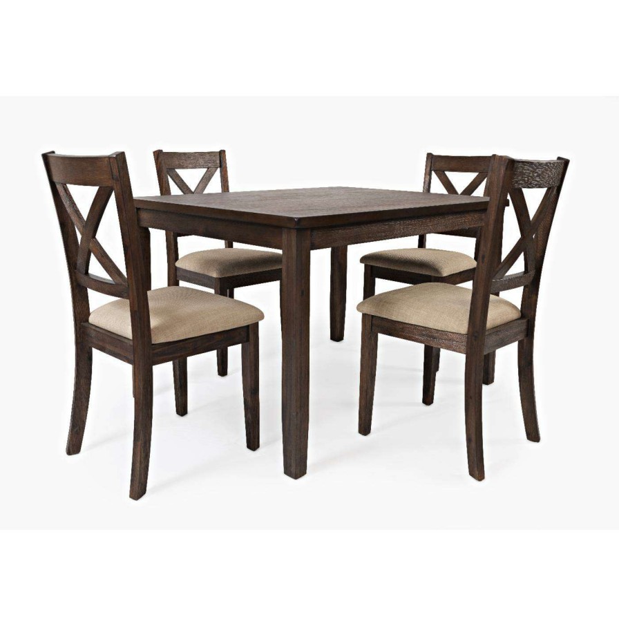 Dining Table Sets * | Cheapest Rectangle Jofran Walnut Creek 5 Piece Dining Set