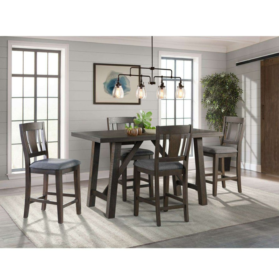 Dining Table Sets * | Best Pirce Casual Dining Sets Picket House Furnishings Carter 7 Piece Counter Height Dining Set