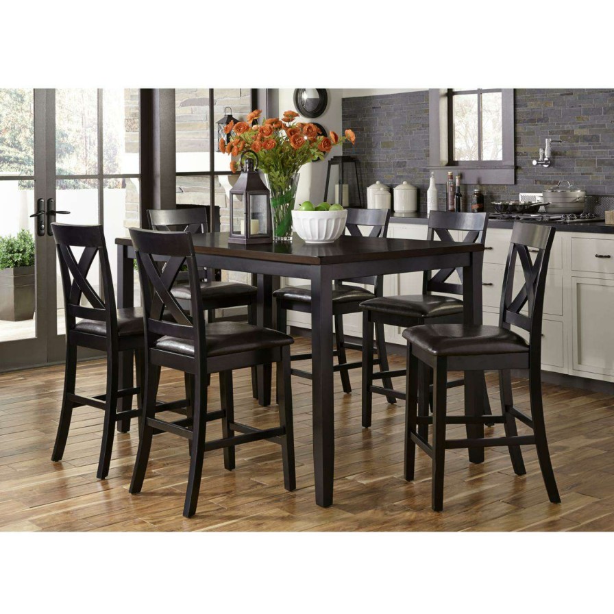 Dining Table Sets * | Buy Rectangle Liberty Furniture Industries Thornton Ii 7 Piece Counter Height Dining Table Set