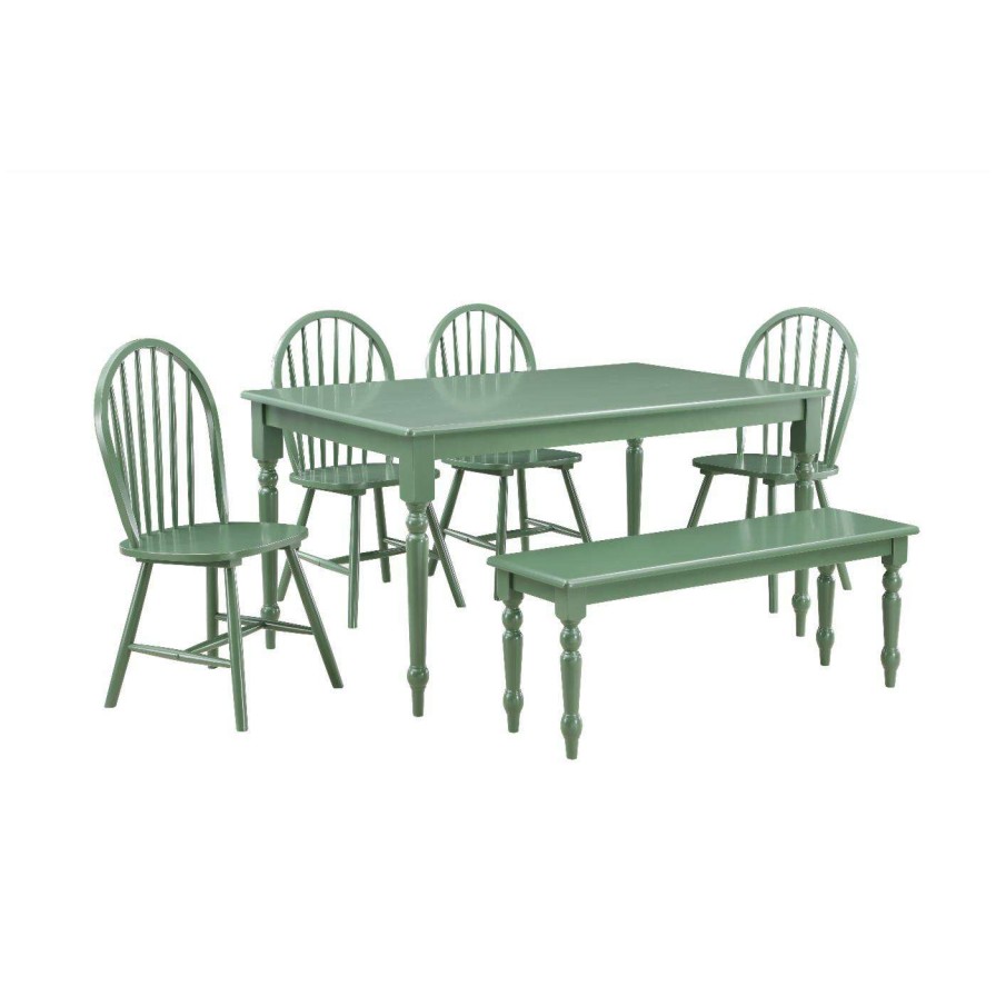 Dining Table Sets * | Budget Rectangle Boraam Carolina 6Pc Rectangular Dining Table Set