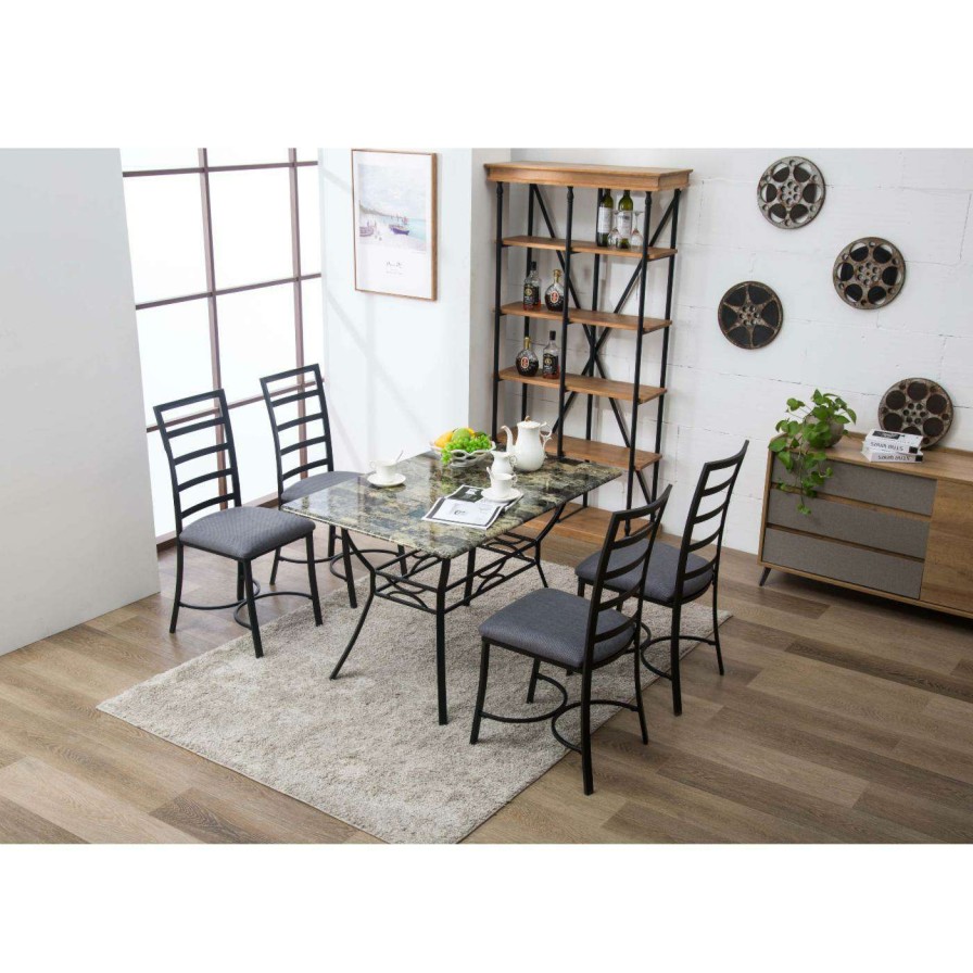 Dining Table Sets * | Discount Rectangle Boraam Bastian 5 Piece Dining Table Set