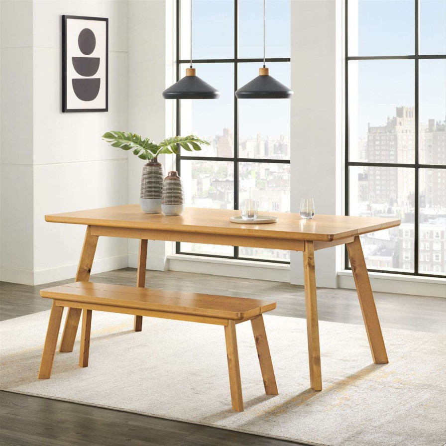 Dining Table Sets * | Hot Sale Rectangle Alaterre Furniture Shelburne 73 In. Dining Table 2-Piece Set