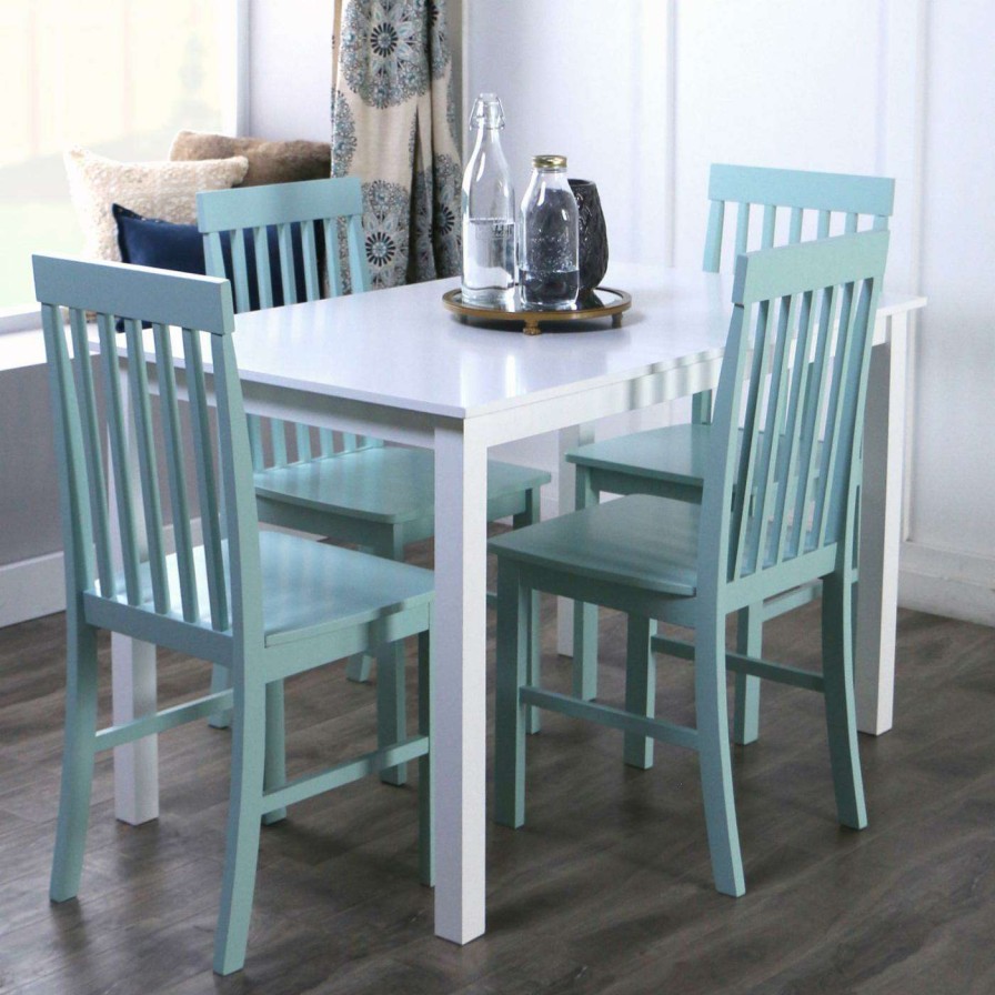 Dining Table Sets * | Best Reviews Of Rectangle Walker Edison Greyson 5 Piece Dining Set