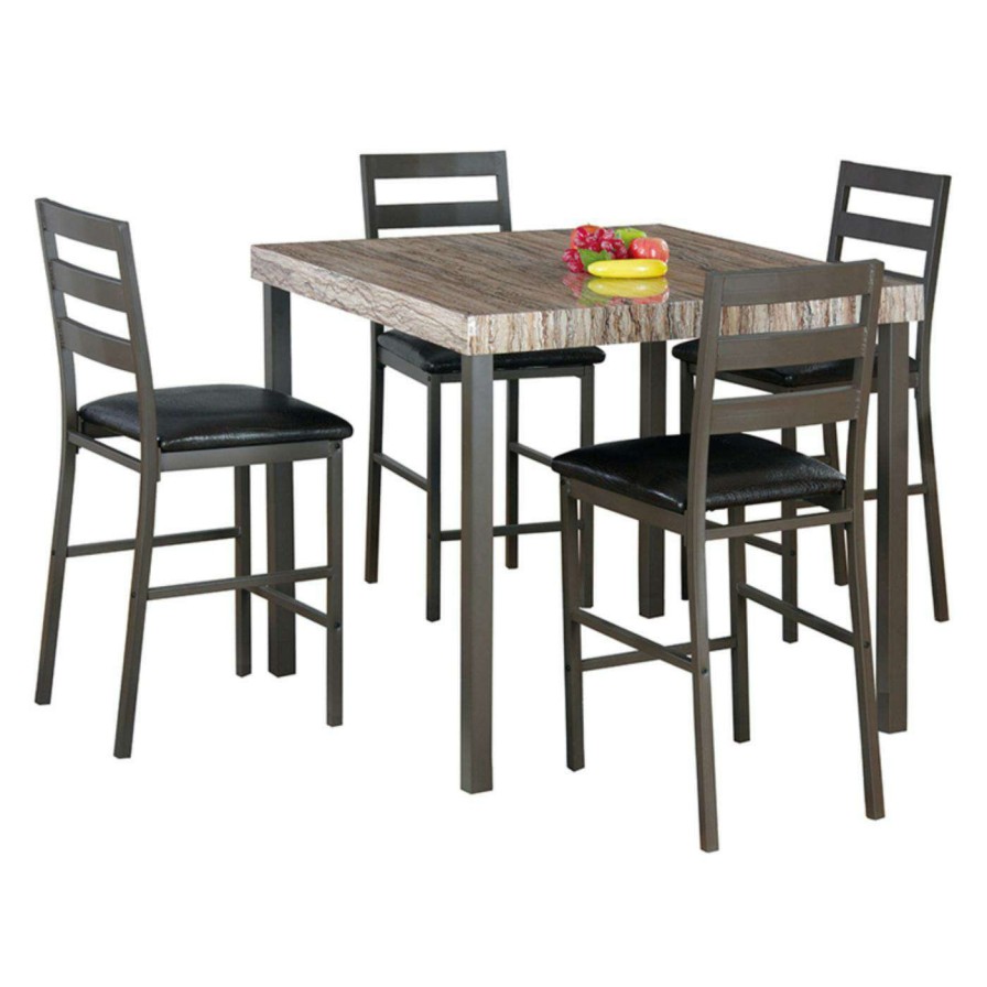 Dining Table Sets * | Cheapest Square Milton Greens Stars Victoria 5 Piece Dining Table Set