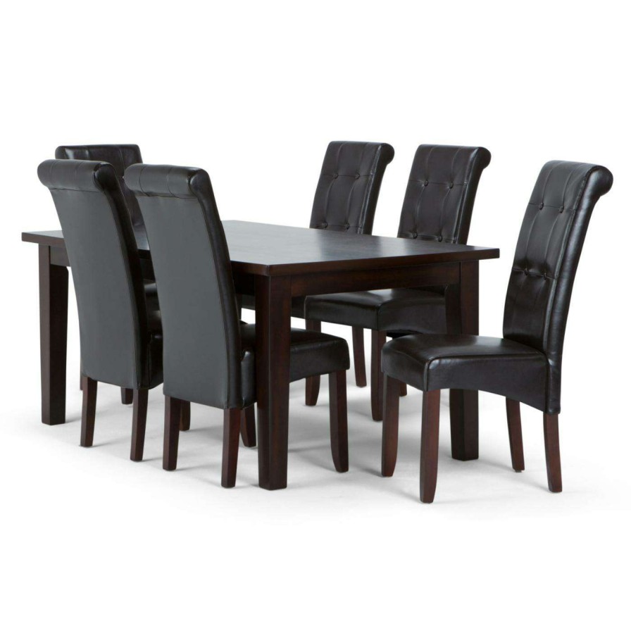 Dining Table Sets * | Cheapest Brooklyn & Max Rectangle Brooklyn + Max City 7 Piece Dining Table Set