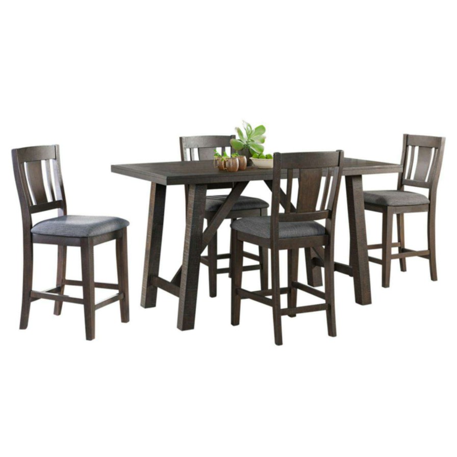 Dining Table Sets * | Brand New Casual Dining Sets Picket House Furnishings Carter 5 Piece Counter Height Dining Set