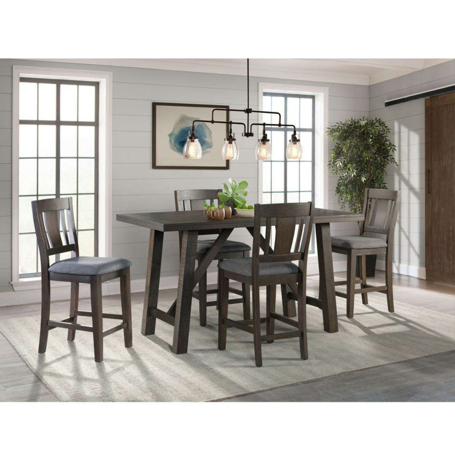 Dining Table Sets * | Brand New Casual Dining Sets Picket House Furnishings Carter 5 Piece Counter Height Dining Set