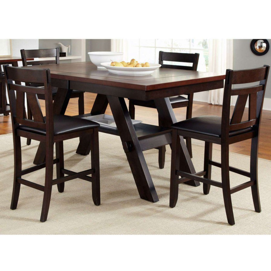 Dining Table Sets * | Buy Liberty Furniture Industries Rectangle Liberty Furniture Lawson 5 Piece Gathering Height Dining Table Set