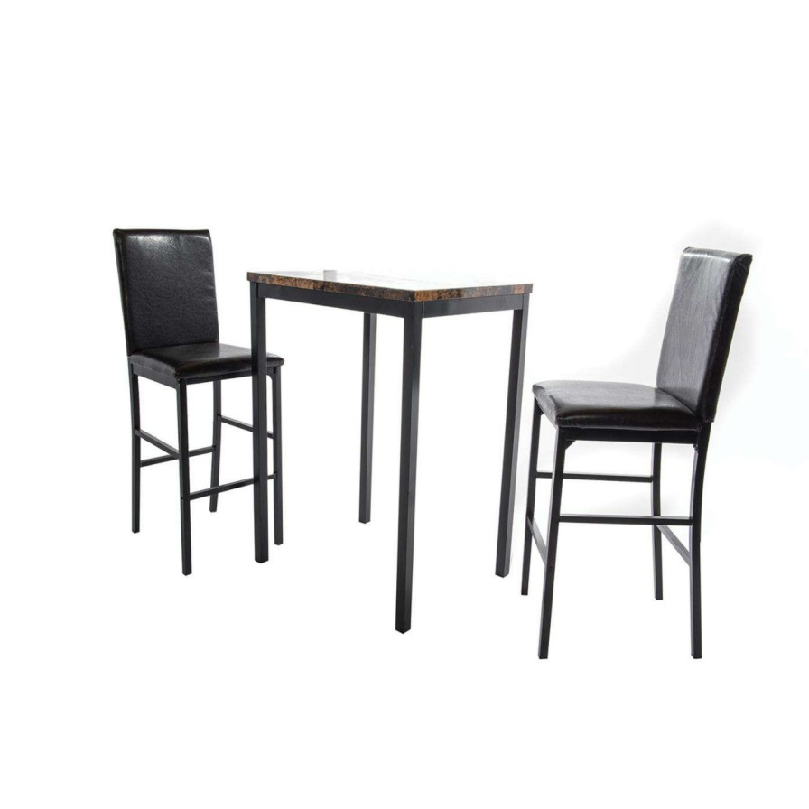 Dining Table Sets * | Cheap Home Source Industries Rectangle Falmouth Faux 3 Piece Pub Set