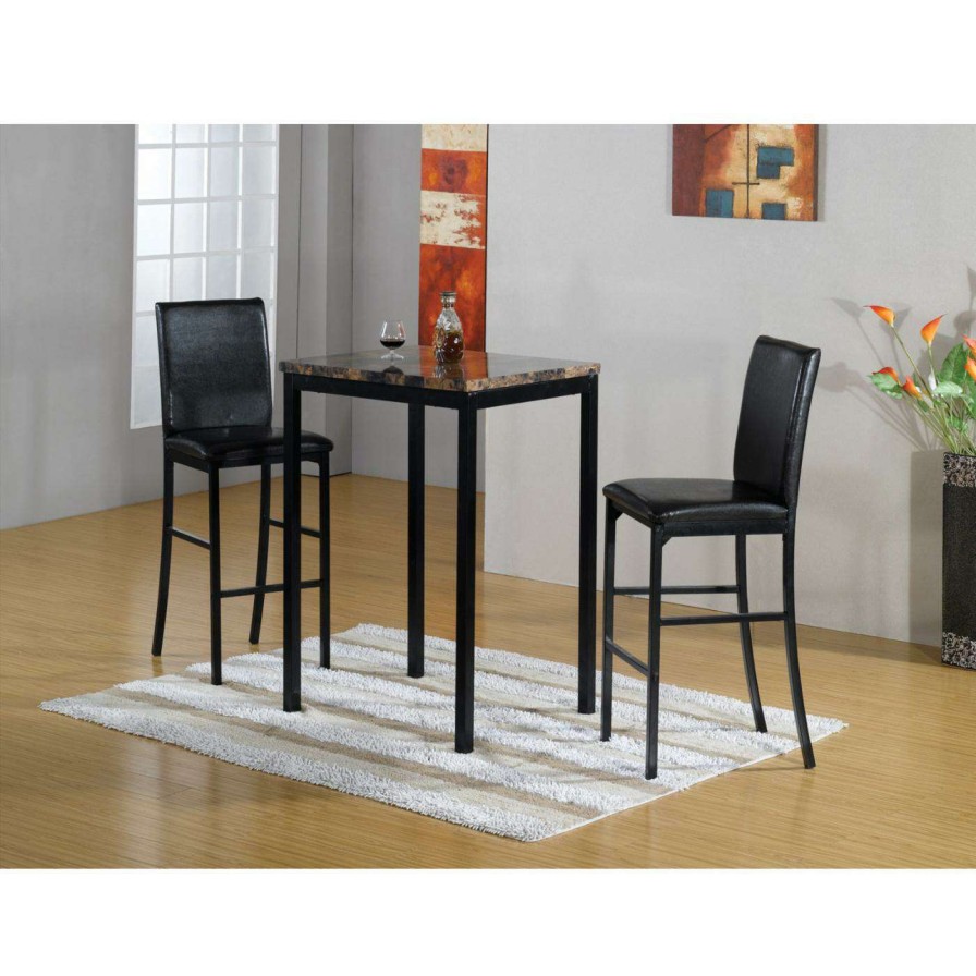 Dining Table Sets * | Cheap Home Source Industries Rectangle Falmouth Faux 3 Piece Pub Set